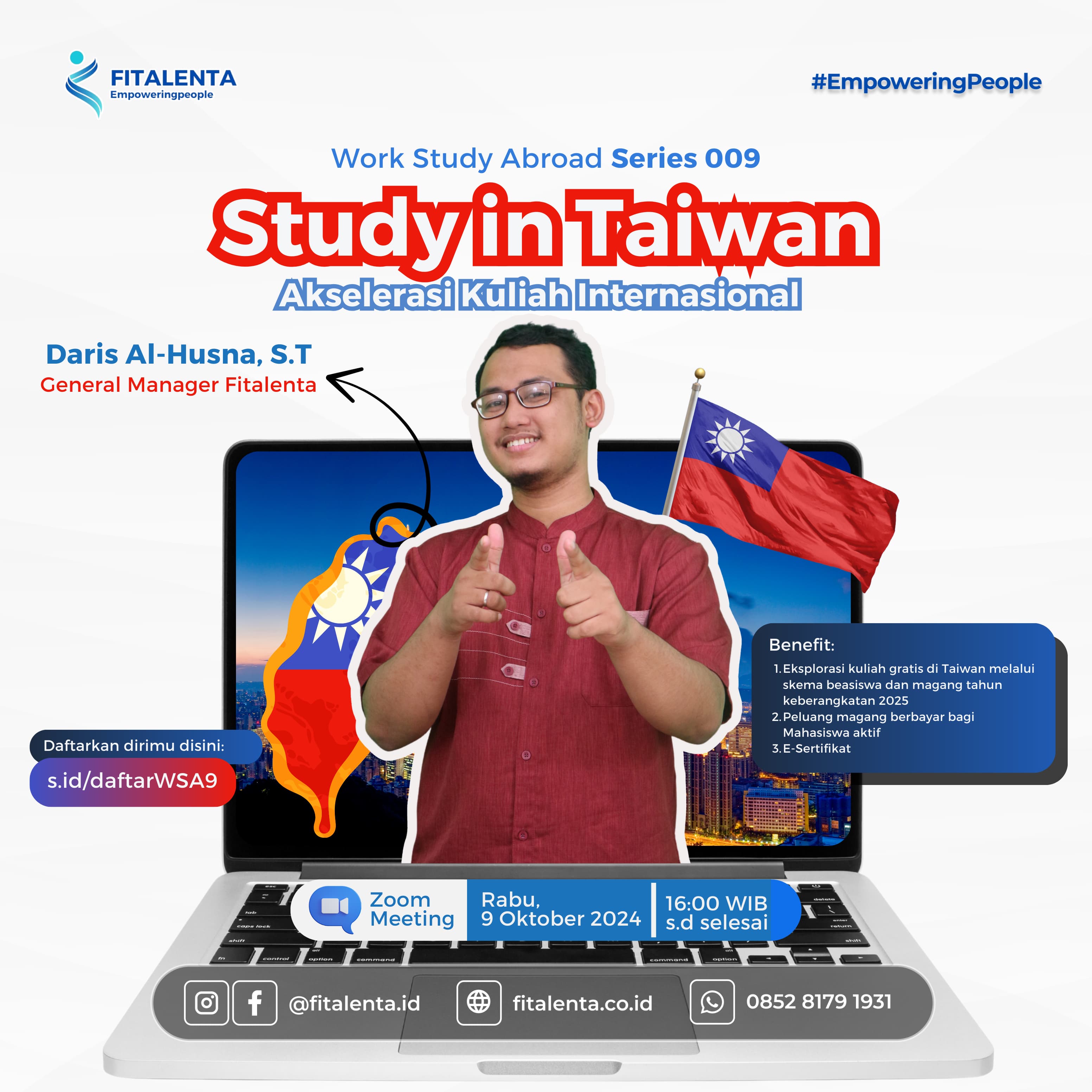 Akselerasi Kelas International Chapter Study in Taiwan